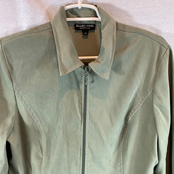 Ellen Fog Green Jacket - Picture 4 of 16